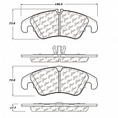 Stop Tech/ Power Slot Brake Pad - 105.13220