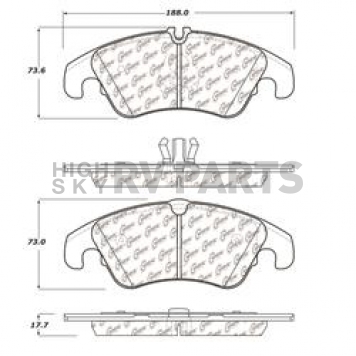 Stop Tech/ Power Slot Brake Pad - 105.13220