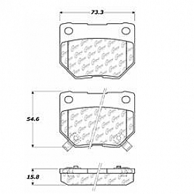 Stop Tech/ Power Slot Brake Pad - 105.04610