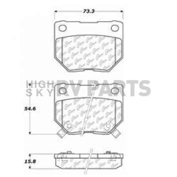 Stop Tech/ Power Slot Brake Pad - 105.04610