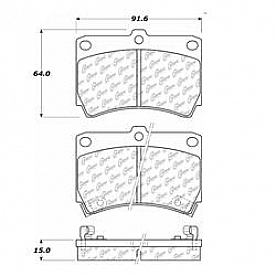 Stop Tech/ Power Slot Brake Pad - 100.04450