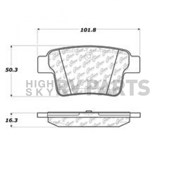 Stop Tech/ Power Slot Brake Pad - 106.10710
