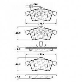 Stop Tech/ Power Slot Brake Pad - 100.06831