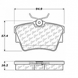Stop Tech/ Power Slot Brake Pad - 100.06840