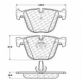 Stop Tech/ Power Slot Brake Pad - 100.08721