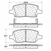 Stop Tech/ Power Slot Brake Pad - 106.10930