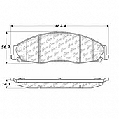 Stop Tech/ Power Slot Brake Pad - 100.08770