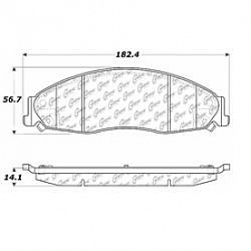 Stop Tech/ Power Slot Brake Pad - 100.08770