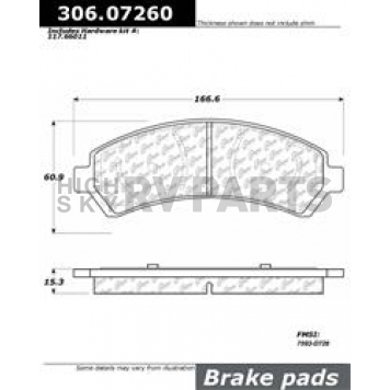 Stop Tech/ Power Slot Brake Pad - 306.07260