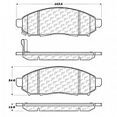 Stop Tech/ Power Slot Brake Pad - 106.10940