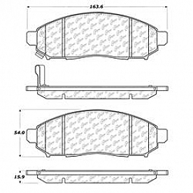 Stop Tech/ Power Slot Brake Pad - 106.10940
