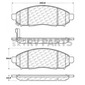 Stop Tech/ Power Slot Brake Pad - 106.10940