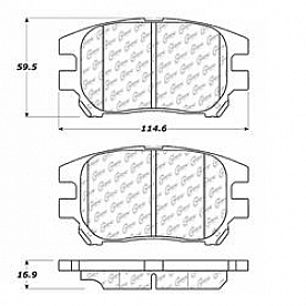 Stop Tech/ Power Slot Brake Pad - 100.08860