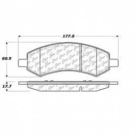 Stop Tech/ Power Slot Brake Pad - 300.10840
