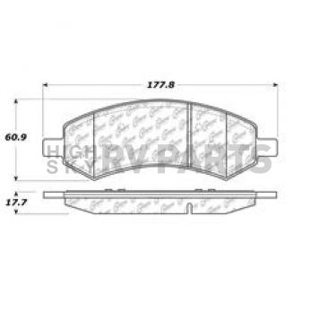Stop Tech/ Power Slot Brake Pad - 300.10840