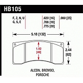 Hawk Performance Brake Pad - HB105F.620
