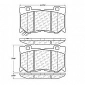 Stop Tech/ Power Slot Brake Pad - 105.13460