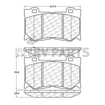 Stop Tech/ Power Slot Brake Pad - 105.13460