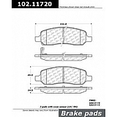 Stop Tech/ Power Slot Brake Pad - 102.11720