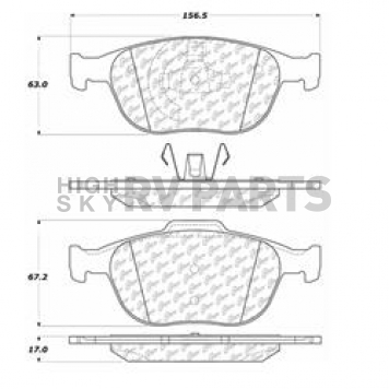 Stop Tech/ Power Slot Brake Pad - 300.09700