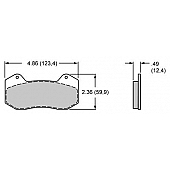 Wilwood Brakes Brake Pad - 15E-12605K