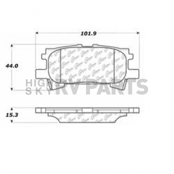 Stop Tech/ Power Slot Brake Pad - 300.09960