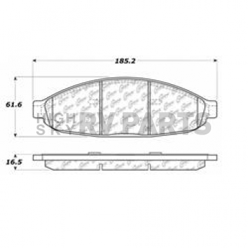 Stop Tech/ Power Slot Brake Pad - 300.09970