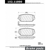 Stop Tech/ Power Slot Brake Pad - 102.11800