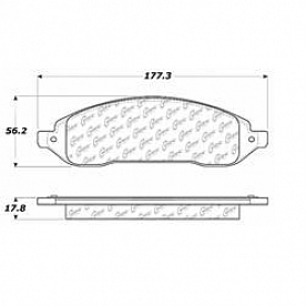 Stop Tech/ Power Slot Brake Pad - 300.10220