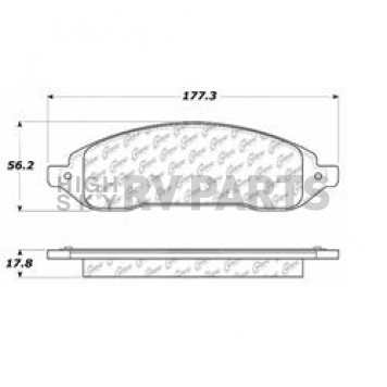 Stop Tech/ Power Slot Brake Pad - 300.10220