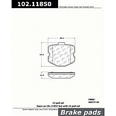 Stop Tech/ Power Slot Brake Pad - 102.11850