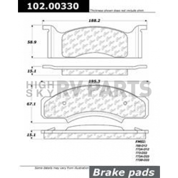 Stop Tech/ Power Slot Brake Pad - 102.00330