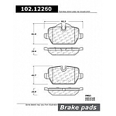 Stop Tech/ Power Slot Brake Pad - 102.12260