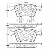 Stop Tech/ Power Slot Brake Pad - 102.12720