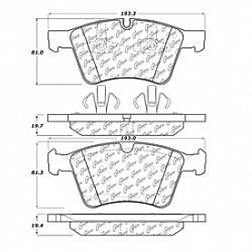 Stop Tech/ Power Slot Brake Pad - 102.12720