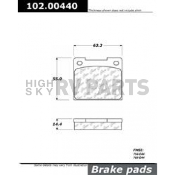 Stop Tech/ Power Slot Brake Pad - 102.00440