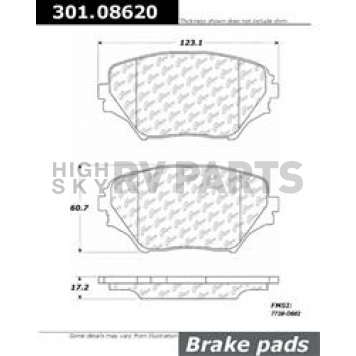 Stop Tech/ Power Slot Brake Pad - 301.08620