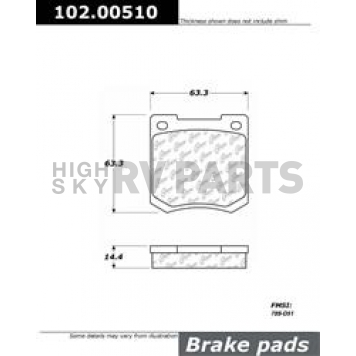 Stop Tech/ Power Slot Brake Pad - 102.00510