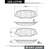 Stop Tech/ Power Slot Brake Pad - 102.12740