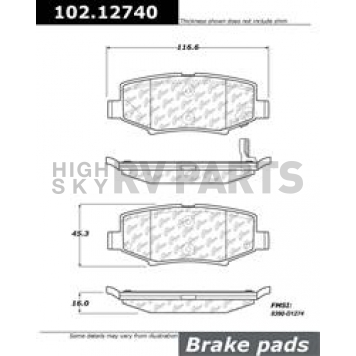 Stop Tech/ Power Slot Brake Pad - 102.12740