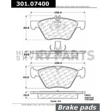 Stop Tech/ Power Slot Brake Pad - 301.07400
