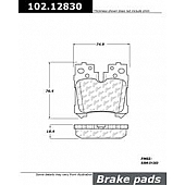 Stop Tech/ Power Slot Brake Pad - 102.12830