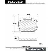 Stop Tech/ Power Slot Brake Pad - 102.00810