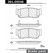 Stop Tech/ Power Slot Brake Pad - 301.09540