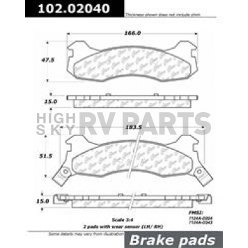 Stop Tech/ Power Slot Brake Pad - 102.02040