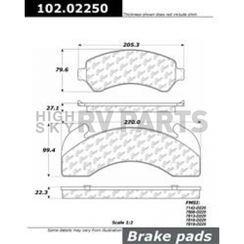 Stop Tech/ Power Slot Brake Pad - 102.02250