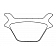 Hawk Performance Brake Pad - HMC5005