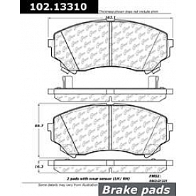 Stop Tech/ Power Slot Brake Pad - 102.13310