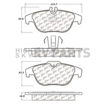 Stop Tech/ Power Slot Brake Pad - 105.13411