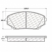 Stop Tech/ Power Slot Brake Pad - 100.11550
